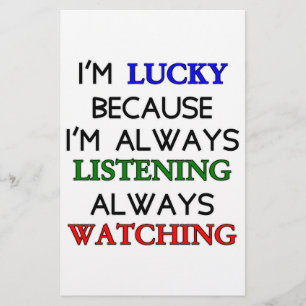 I'm Lucky Stationery