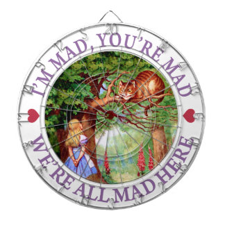 I'm Mad, You're Mad, We're All Mad Here! Dartboard