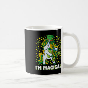 Im Magical Irish Flossing Unicorn Girls St Patrick Coffee Mug