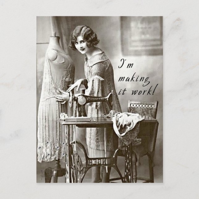 I'm Making it Work Postcard (Front)
