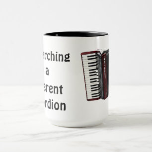 I'm marching to mug