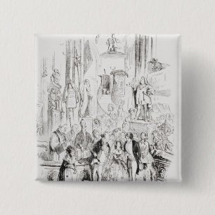 I'm Married 15 Cm Square Badge