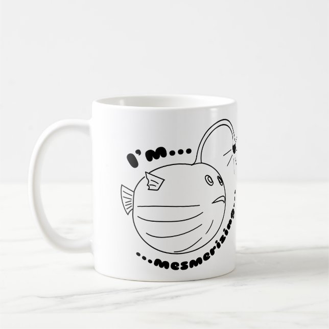 I'm Mesmerising... The puffer-lamp-fish realised Coffee Mug (Left)