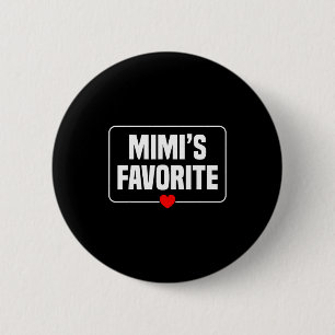 I'm Mimi's Favorite Granhild Grandson Granddaughte 6 Cm Round Badge