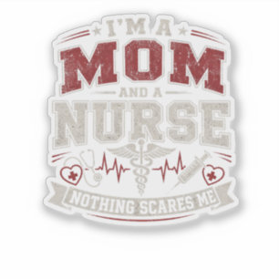 Im Mom And Nurse vinatge Mom Gift mothers day 