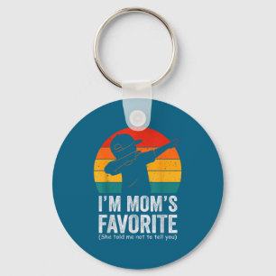 I'm Mom's Favorite Dabbing Funny Family Humor Son  Key Ring