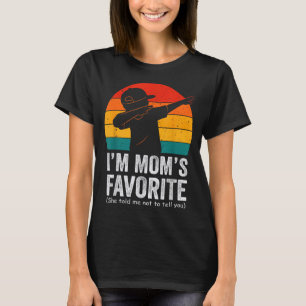 I'm Mom's Favorite Dabbing Funny Family Humor Son T-Shirt