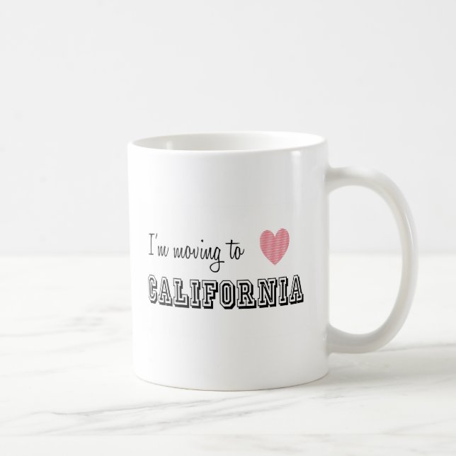 I'm Moving To California Coffee Mug (Right)
