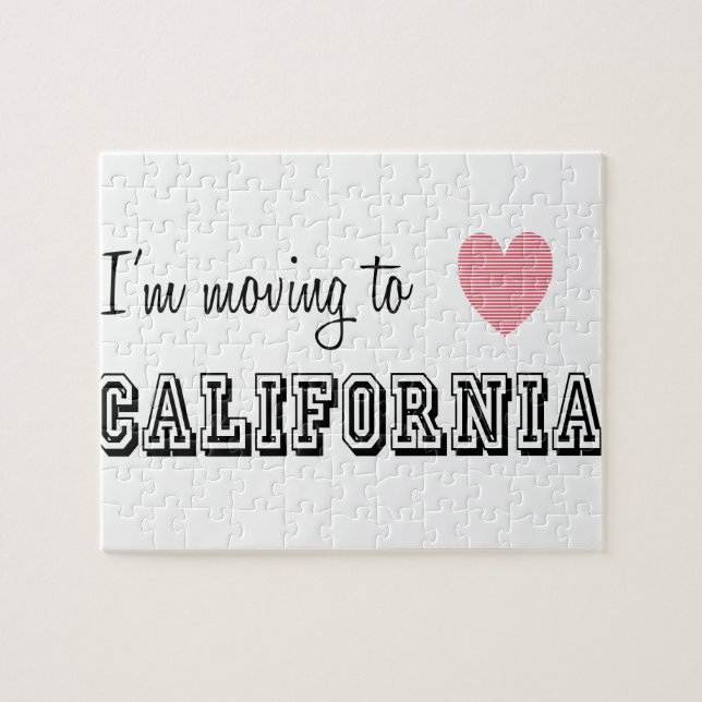 I'm Moving To California Jigsaw Puzzle (Horizontal)