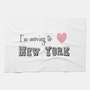 I'm Moving To New York Tea Towel