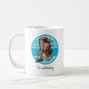 I'm Multitasking One Man Bandicoot Busker Cartoon Coffee Mug