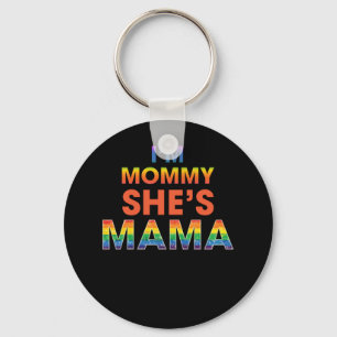 I'm Mummy She's Mama Lesbian Mum Key Ring