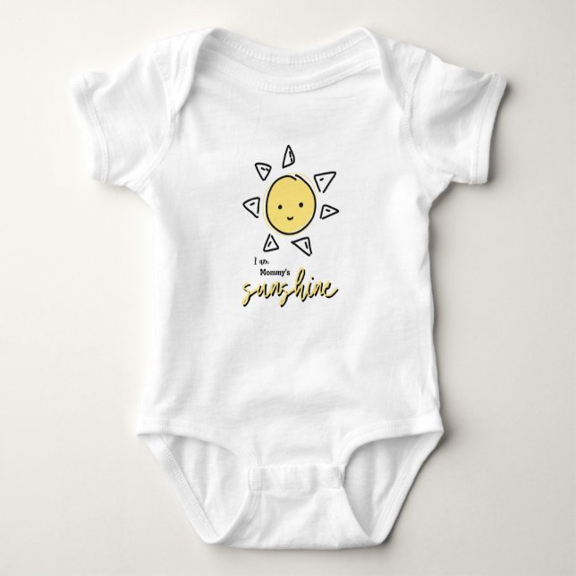 I'm mummy's sunshine - toddler's and baby's shirt (Front)
