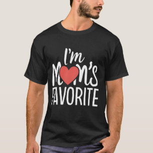 I'm Mum's Favourite Funny Sibling Humour Son Daugh T-Shirt