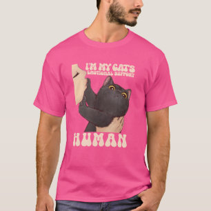 I'm My Cat's Human's Emotional Support Cute Cats T-Shirt