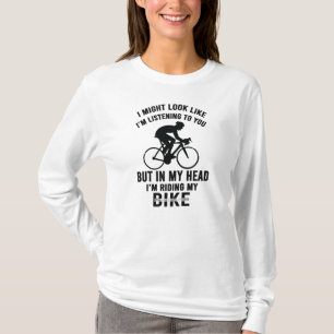 Im my head i'm riding my bike T-Shirt