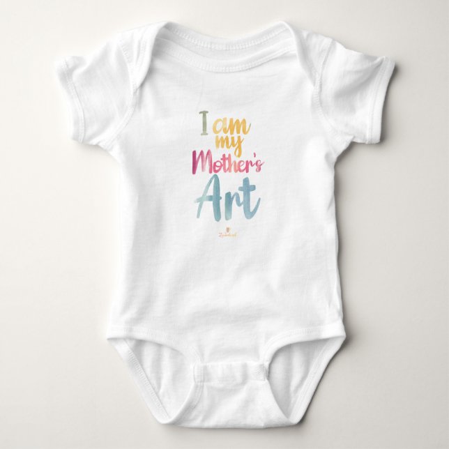 *Im my Mother's Art* Babystrampler Body Baby Bodysuit (Front)