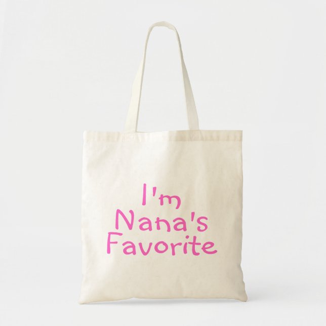 Im Nanas Favourite Tote Bag (Front)