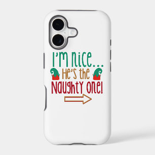 Im Nice Hes Naughty Elf Hat