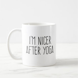 I'm Nicer After Yoga Coffee Mug