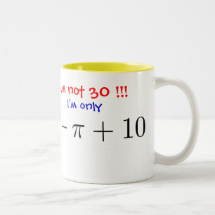 I'm not 30! I'm only almost 30... Two-Tone Coffee Mug