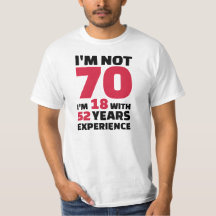 I'm not 70 years birthday