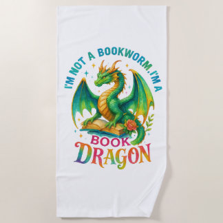 I'm Not A Bookworm.... Beach Towel