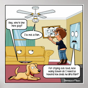 I'm Not a Fan Punny Poster