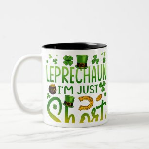I'm Not A Leprechaun I'm Just Short St Patrick's D Two-Tone Coffee Mug