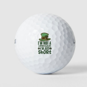 I'm Not a Leprechaun Im Just Short St Patricks Day Golf Balls