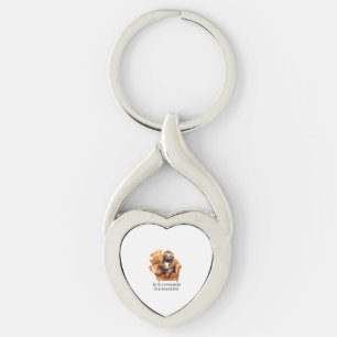 I'm Not a Morning Person Autumnal Sloth Key Ring