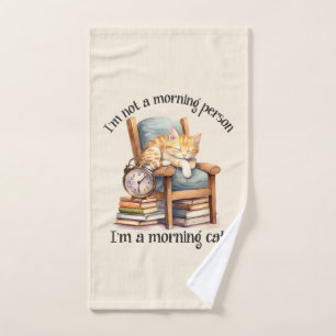 I'm Not A Morning Person Bath Towel Set