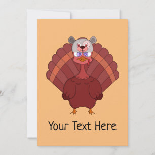 I'm Not A Turkey Thanksgiving Holiday Card