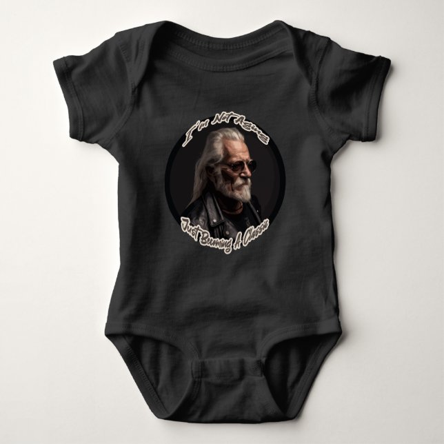 I'm Not Aging Just Becoming A Classic Baby Bodysuit (Front)