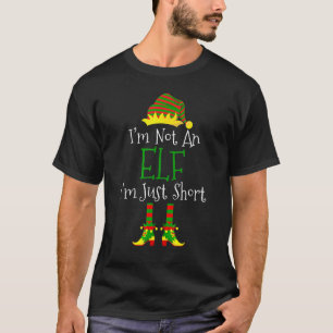 I'm Not An Elf Family Christmas Pjs Matching Men W T-Shirt