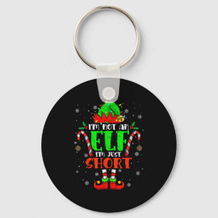 Im Not An Elf Im Just Short Family Christmas Pjs M Key Ring