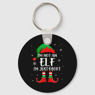I'm Not An Elf Im Just Short Funny Christmas Match Key Ring