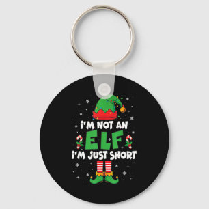 I'm Not An Elf I'm Just Short Funny Christmas Men Key Ring