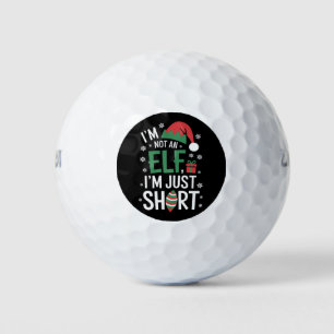 I'm Not An Elf Just Short Funny Christmas Xmas Golf Balls
