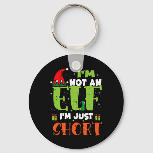 Im Not An Elf Just Short Funny Christmas Xmas Men  Key Ring