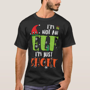 Im Not An Elf Just Short Funny Christmas Xmas Men  T-Shirt