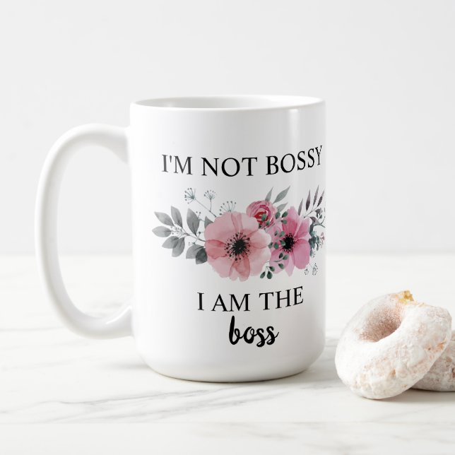 I'm not bossy, I am the boss Coffee Mug (With Donut)