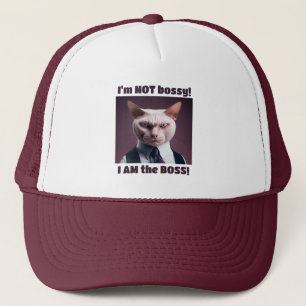 I'm Not Bossy, I'm The Boss - Funny Boss Cat Trucker Hat
