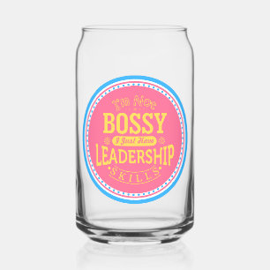 im not bossy quote can glass