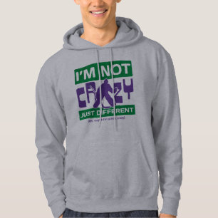 I'm Not Crazy, Funny Hockey Goalie Hooded Top