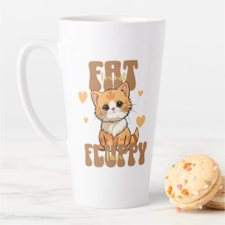 I'm Not fat I'm Fluffy Latte Mug