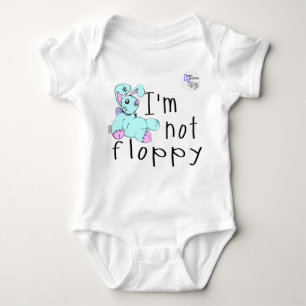I'm Not Floppy! Down's Syndrome Awareness Baby Bodysuit