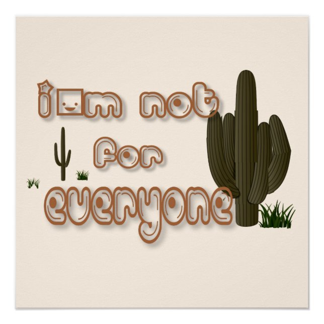 I'm not for everyone... poster (Front)
