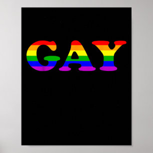I'm Not Gay But My Boyfriend Is Funny Quotes Lgbt  Poster