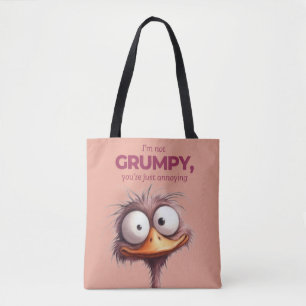 I'm Not Grumpy Tote Bag